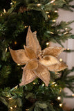24” JEWELED EDGE REGAL POINSETTIA STEM