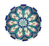 African Basket / Rwanda Basket/ Woven Basket -  Green Akagera