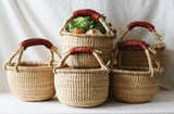 Mini African Ghana Bolga Basket |Dye Free |7"-9"