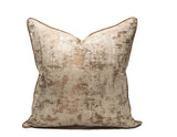 High Quality Luxury Brown Home Decorative Throw Pillow Covers 18" x 18"
