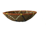 African Basket  Rwanda Woven Basket - Earth Tone