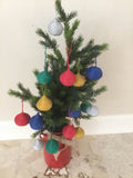 Christmas Peace Sisal Woven Style Ornament - 4"