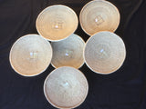 Binga / Tonga Binga Wall Hanging Baskets: All Beige 11"-12" Across 1 Each