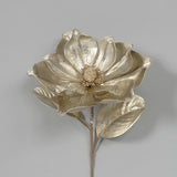 Metallic Platinum Eva Magnolia 22.5" Stems