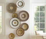 Binga / Tonga Baskets: Beige Edges with Natural Dye & Brown (Assorted) 1 Each