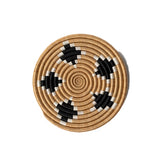 Trivet Pot Stand  Or Wall Hanging Art Decor  - Tan & Black