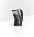 ANKOLE HORN VASES OR PLANTERS - DARK