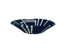 African Basket  Rwanda  Woven Bowl-  Black & White Stripes
