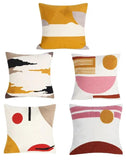 Crewel Embroidery Abstract Decorative Cushion Throw Pillow Covers 18 x 18 # 2