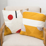 Crewel Embroidery Abstract Decorative Cushion Throw Pillow Covers 18 x 18 # 4