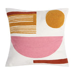 Crewel Embroidery Abstract Decorative Cushion Throw Pillow Covers 18 x 18 # 3