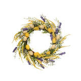 Deco Egg & Spring Floral Wreath 24"