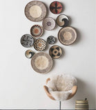 African Basket  Rwanda Woven Basket Tan & White - Neri