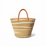 Mifuko Kiondo Kenya Bag - Tan Cloud