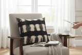 Modern Boho Adire Wool Throw Pillow Cushion Covers