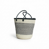 Mifuko Kiondo Kenya Bag -Black & White