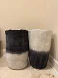 Hand-Felted Eclipse Floor Vases