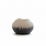 Ghana Basket Ukhumba Bowl - Eclipse White & Gentle Desert ombré color