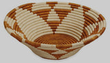 Trade Uganda African Bukedo Bowl Earth Tone 13" Across