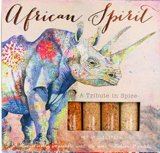 African Spirit African Spice Gift Box with 8 Traditional African Spices