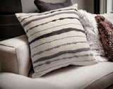 Modern Boho Wool Throw Pillow Cushion Covers - Chunky Stripped