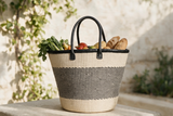 Mifuko Kiondo Kenya Bag -Black & White