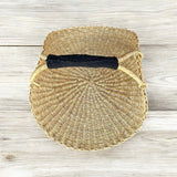 Bolga Forging or Flower Basket Black Cloth Handle
