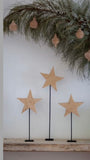 Traditional Carved Wooden Christmas Ornaments Decorations or Festive Décor -Natural