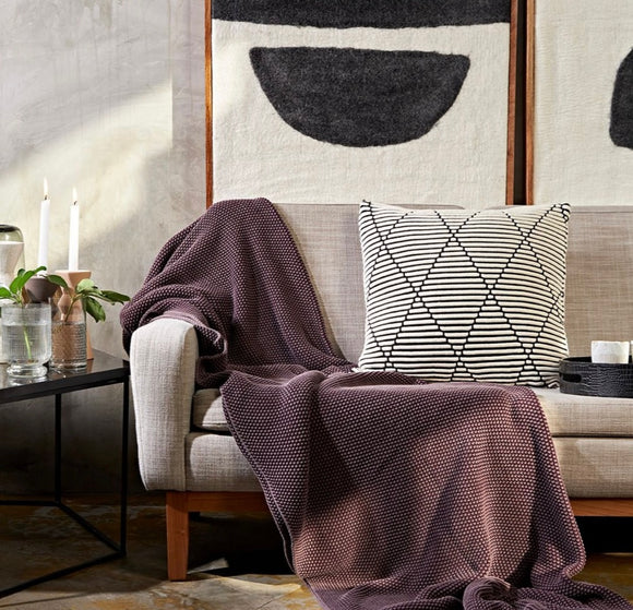 Illusion Cotton Knitted Scatter Throw Pillow Covers