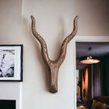 Kudu Head  Animal Head Wall Decor| Handmade Farmhouse Decor - Gunsmoke