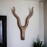 Kudu Head  Animal Head Wall Decor| Handmade Farmhouse Decor - Gunsmoke
