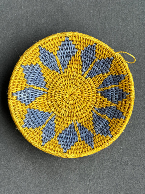 HANDWOVEN SISAL ZIENZELE BASKET 6” # 20