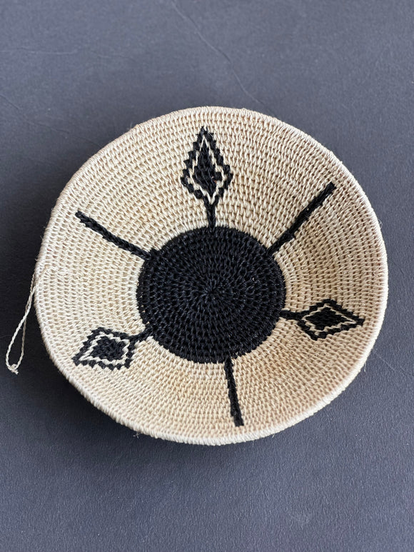 HANDWOVEN SISAL ZIENZELE BASKET 8” # 51