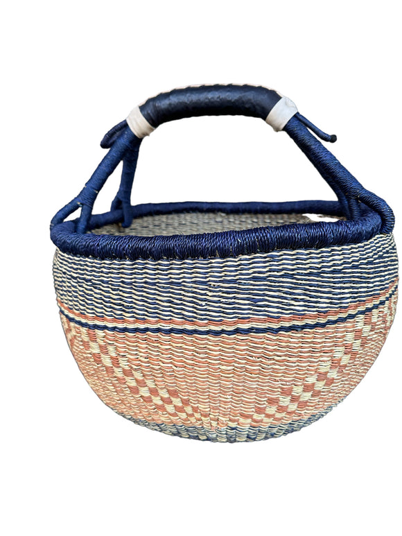 African Basket | Bolga Ghana Basket - Earthtone