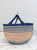 African Basket | Bolga Ghana Basket - Earthtone