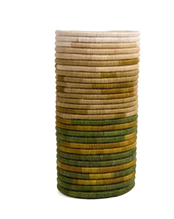 Elegant Flower Vase / Bottle Holder / Center Piece / Home Decor - Olive