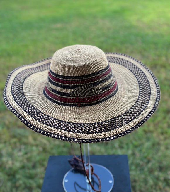 Wynwood Straw Fedora Sun Hat – Navy 57 M / Navy