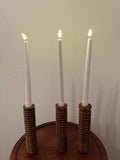 Spiral Pine Candlestick Holder | Wooden Candle Holders