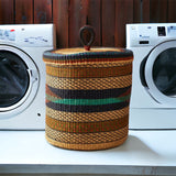 Ghana Earth Tone Laundry basket Hamper Basket Home Decor Basket
