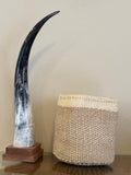 Kiondo Floor Sisal Storage Basket | Melange Tan