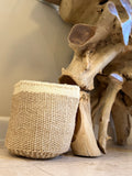 Kiondo Floor Sisal Storage Basket | Melange Tan