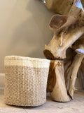 Kiondo Floor Sisal Storage Basket | Melange Tan