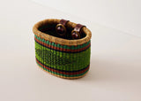 Bike Bicycle Basket - Lime Green & Orange