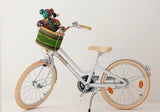 Bike Bicycle Basket - Lime Green & Orange