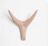 Nguni Head Ash Light Grey Iroko Wood | Animal Head Wall Decor| Handmade Farmhouse Decor