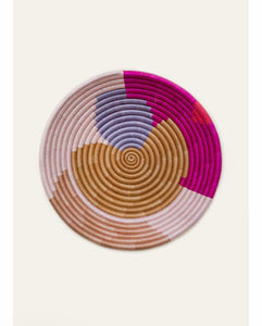 Rwanda African bowl - Pink and Fuchsia