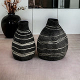 Tribal Line Gourd - Black