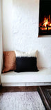 Modern Boho Wool Throw Pillow Cushion Covers - Eclipse