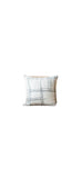 Modern Boho Wool Throw Pillow Cushion Covers - Linear Ivory