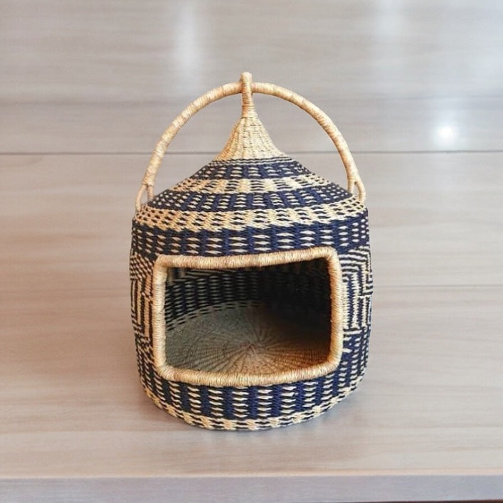 Cat Bed, Pet Bed, good Cat Basket, Ped Furniture, Handmade Cat Bed,Bolga Basket, African Basket